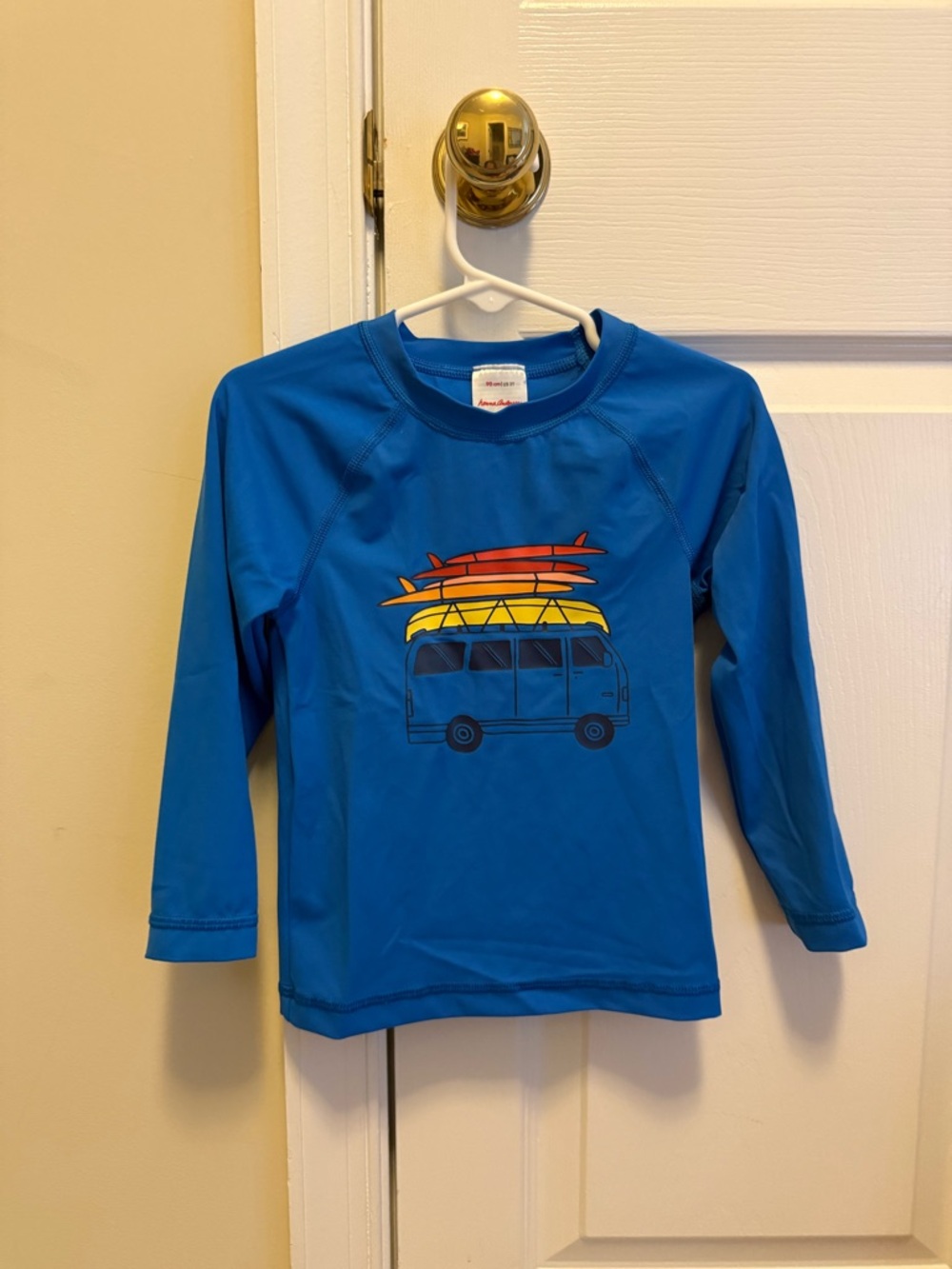 Hanna Andersson Graphic Rashguard Long Sleeve size 3T